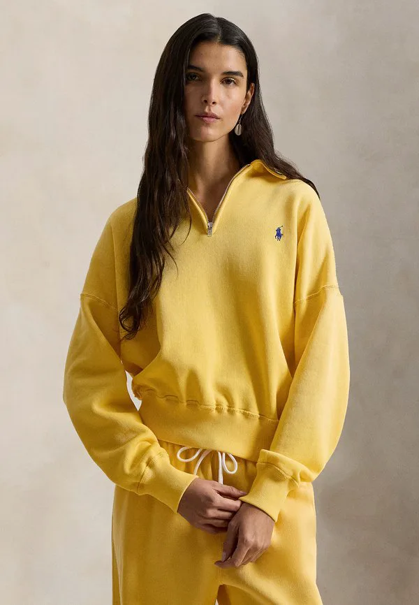 

Флисовая толстовка с застежкой-молнией до середины груди Polo Ralph Lauren, Collegiate Yellow, Желтый, Флисовая толстовка с застежкой-молнией до середины груди Polo Ralph Lauren, Collegiate Yellow