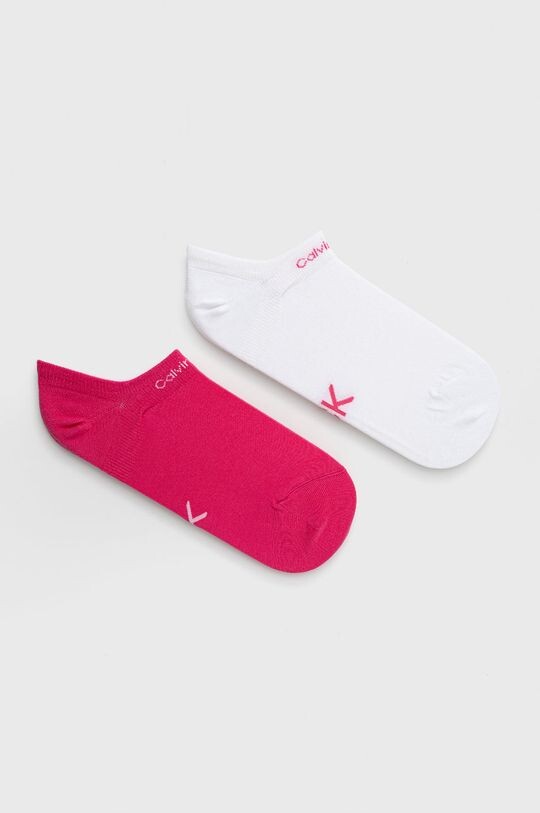 

Носки (2 пары) Calvin Klein, розовый