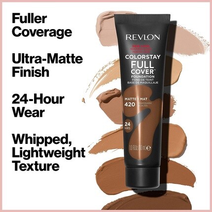 Revlon ColorStay Полное покрытие Стойкая матовая основа Устойчивая к нагреванию и поту легкая основа для макияжа 30 мл 310 Теплый золотой — фото 2