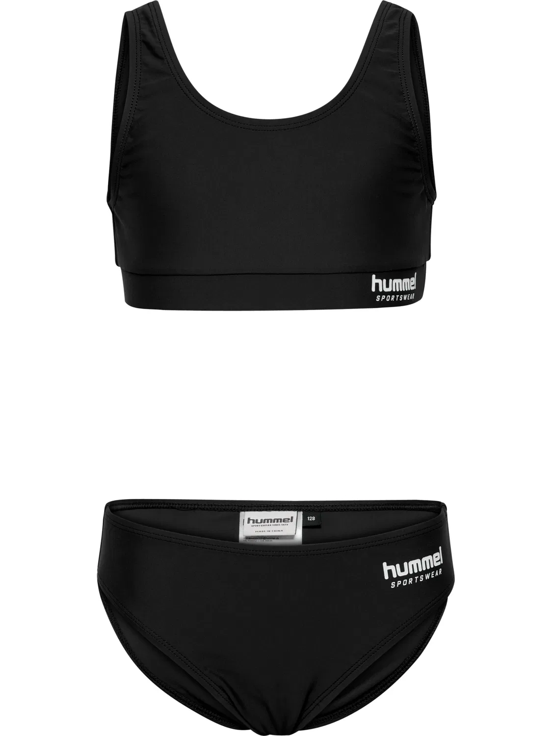 Спортивный купальник-бралетт 'JR Solid' Hummel, Black