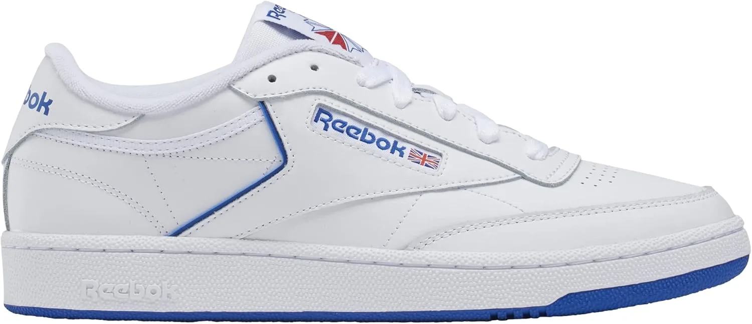 Мужские кроссовки Reebok Club C 85, белый/синий — фото 2