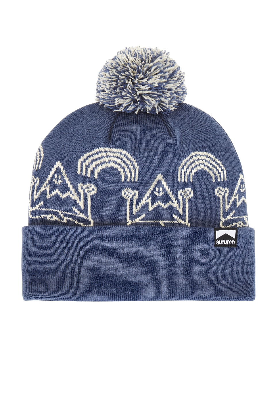

Шапочка-Бини с помпоном mindful mountain Autumn Headwear, синий