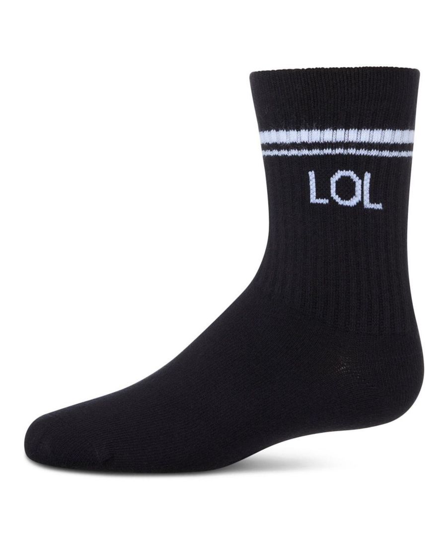 

Спортивные носки LOL для девочек постарше MeMoi, Black