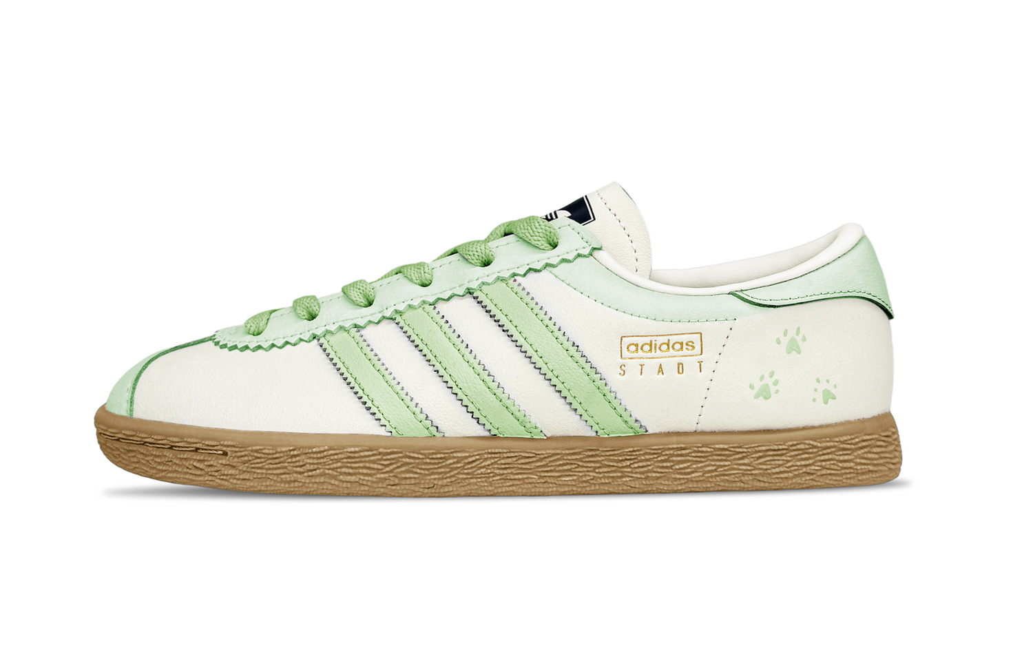 

Adidas Originals Stadt Matcha Meowth износостойкие низкие немецкие армейские кроссовки Unisex зеленый белый