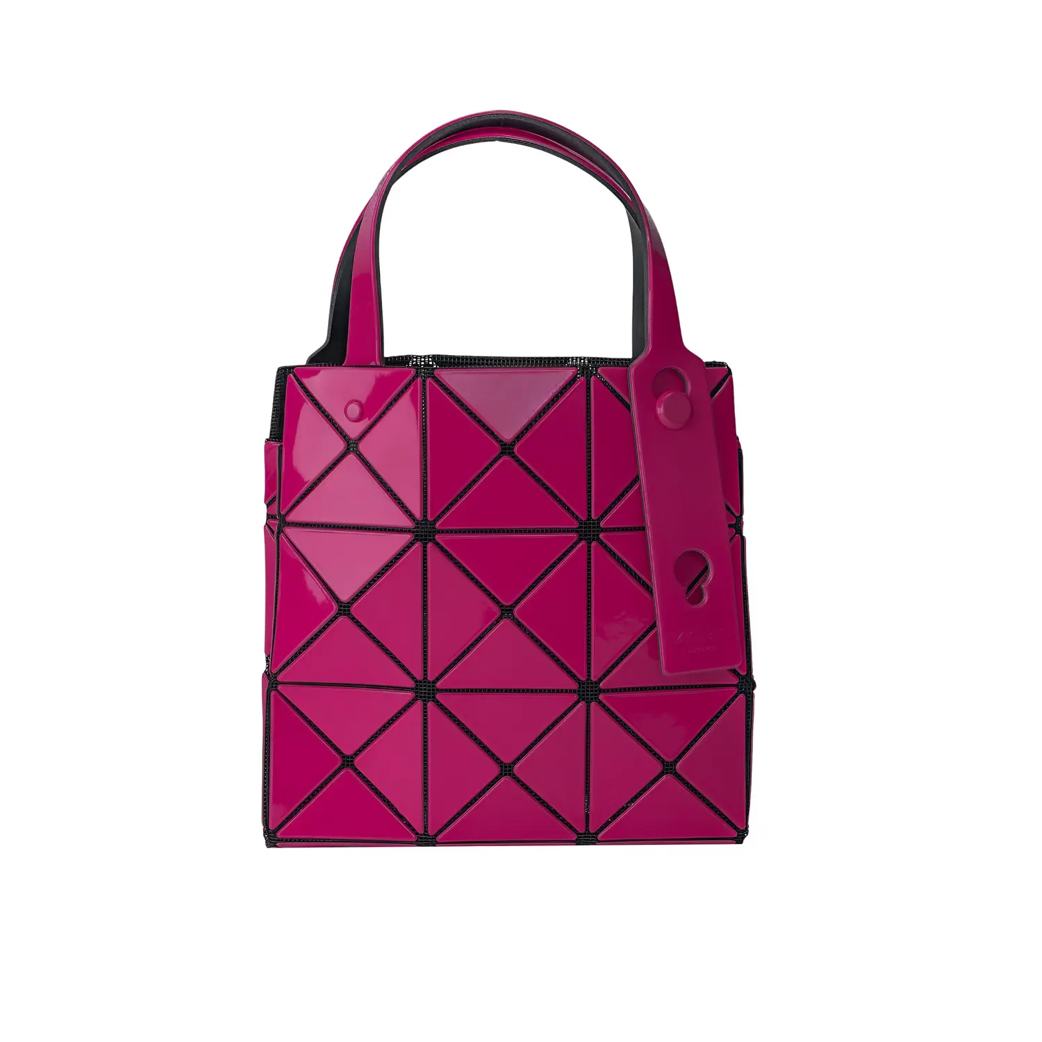 

CARAT Поливинилхлоридная Смола Одноплечевая Сумка Женская Розовая ISSEY MIYAKE