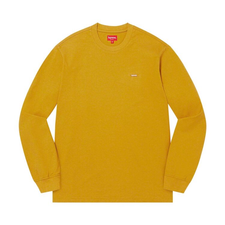 

Футболка Supreme Small Box Long-Sleeve Tee Dark Yellow, желтый