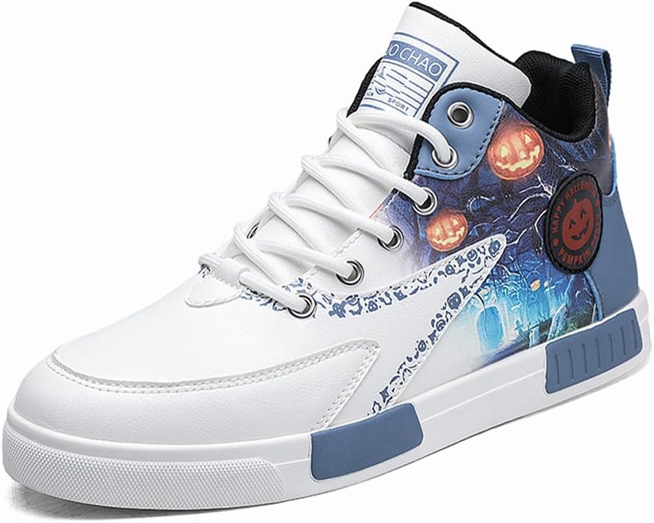 

Мужские высокие кроссовки VAXAV для бега по дороге, скейтборда, прогулок и вождения, синий