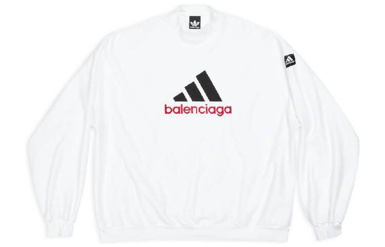 

Толстовка X Adidas большого размера Balenciaga, белый