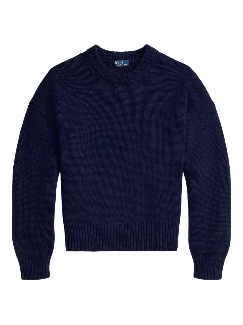 

Кашемировый свитер с круглым вырезом POLO RALPH LAUREN, синий