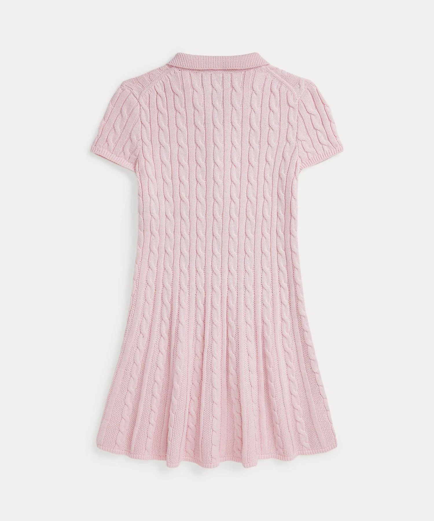 (Девочки 7-16 лет) Хлопковое платье-поло крупной вязки Polo Ralph Lauren, 650 Pink — фото 2