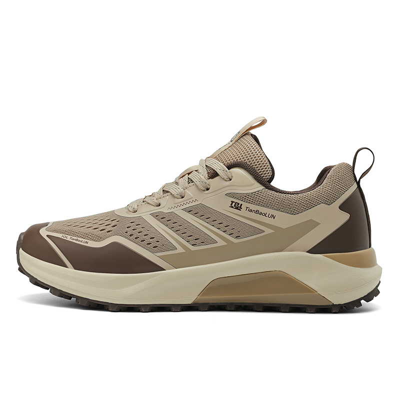 

TABOLU Антискользящие и износостойкие легкие мужские повседневные кеды низкие - хаки, цвет Khaki