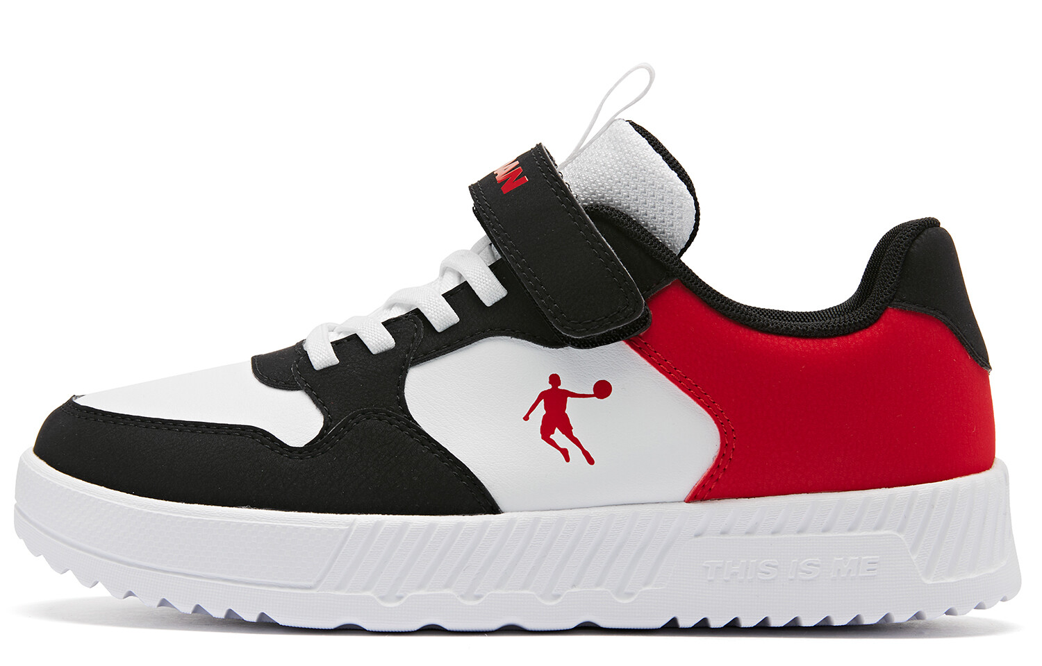 

Детские кроссовки для скейтбординга GS Low-top White / Tomato Red Qiaodan, белый