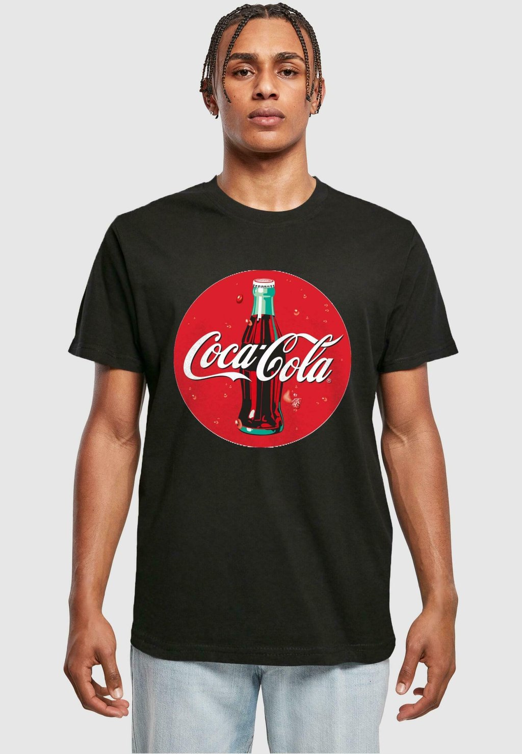 

Футболка с принтом Coca Cola Bottle Logo Tee Merchcode, черный