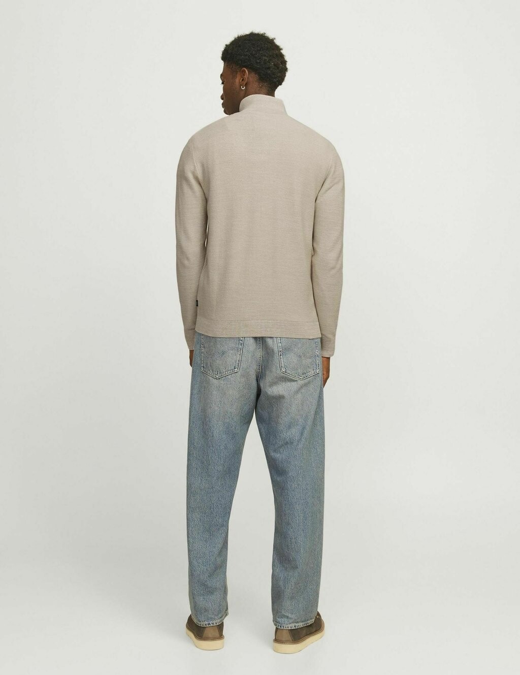 

Кардиган STRICKJACKE GEDRUCKT Jack & Jones PREMIUM, серый
