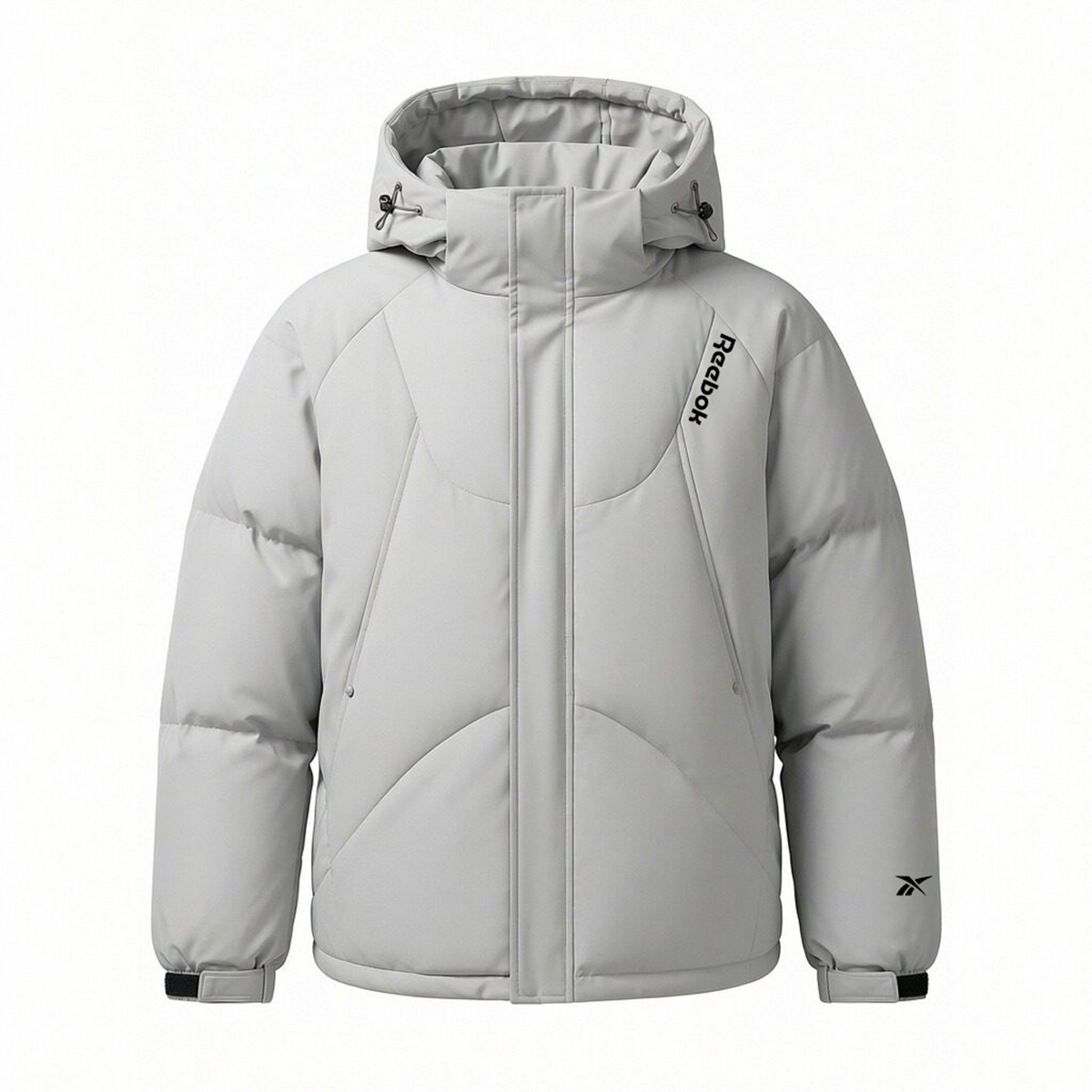 

Пуховик Unisex с капюшоном, утепленный стеганый Reebok, cloud frost белый