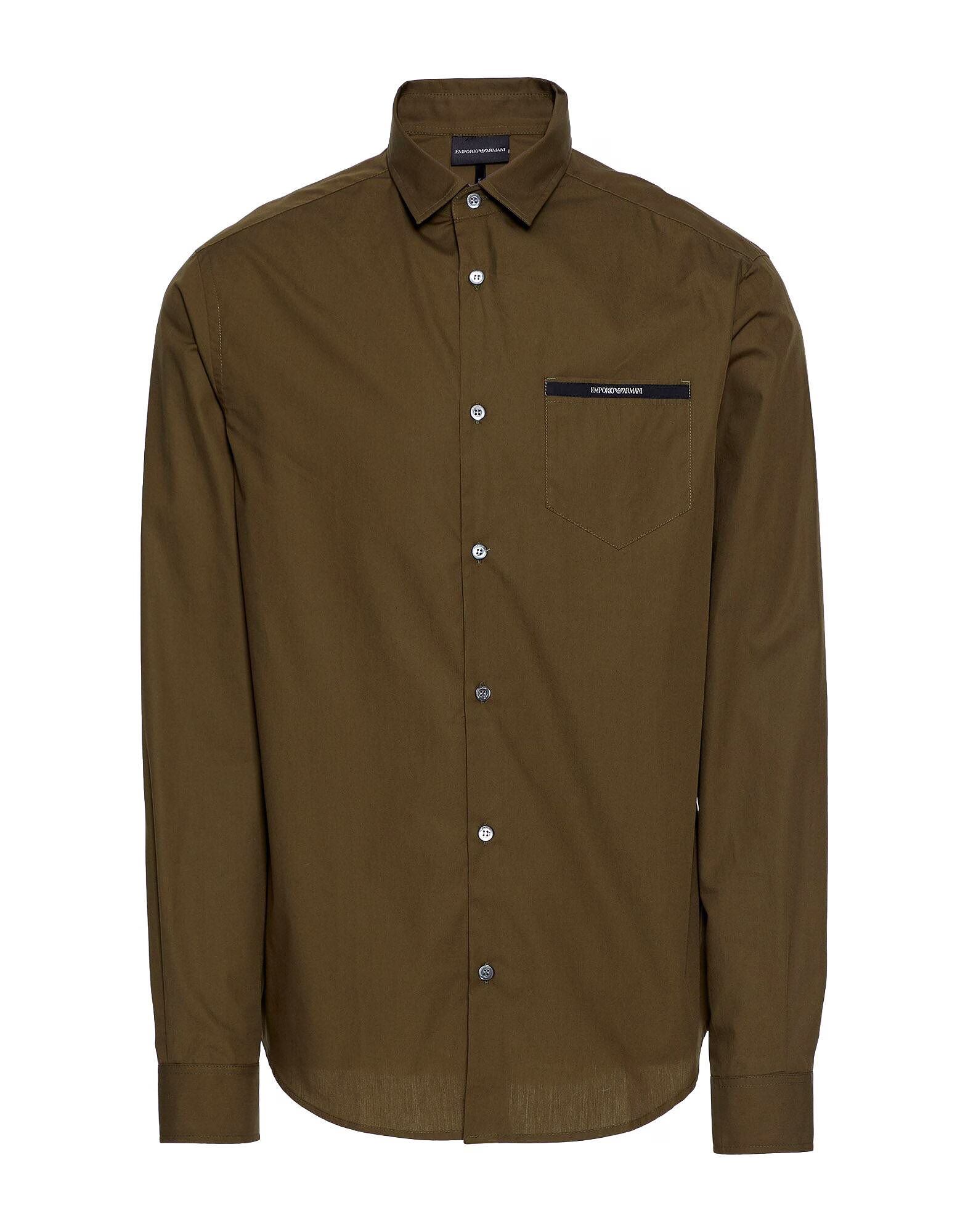 

Рубашка Emporio Armani, темно-зелёный