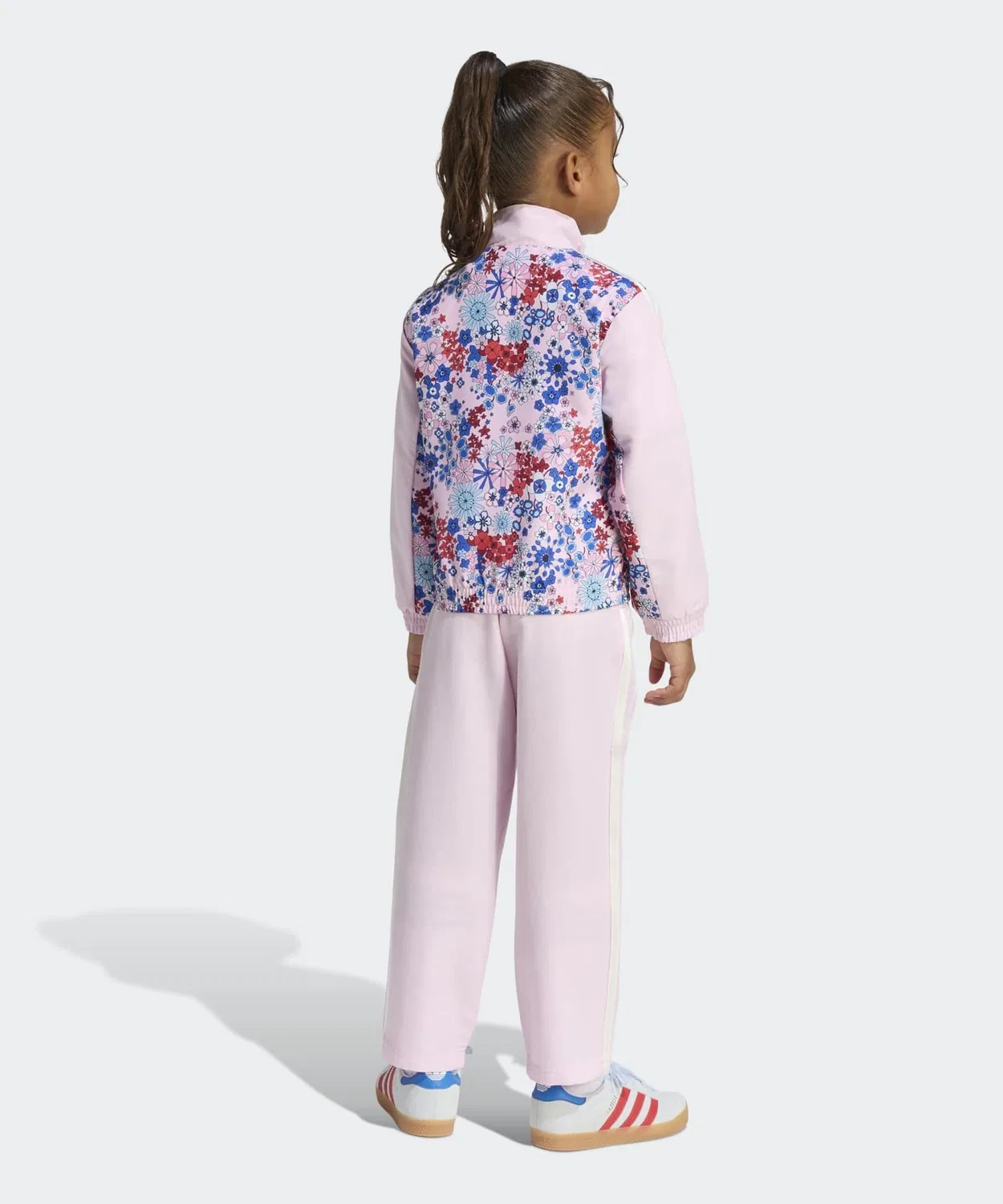 Костюм спортивный Adidas Originals x Liberty London, 2 предмета, розовый — фото 2
