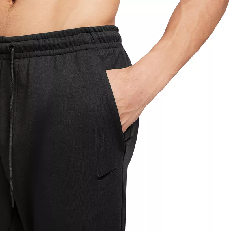 Мужские джоггеры из флиса с защитой от ультрафиолета Nike Dri-FIT, черный — фото 4