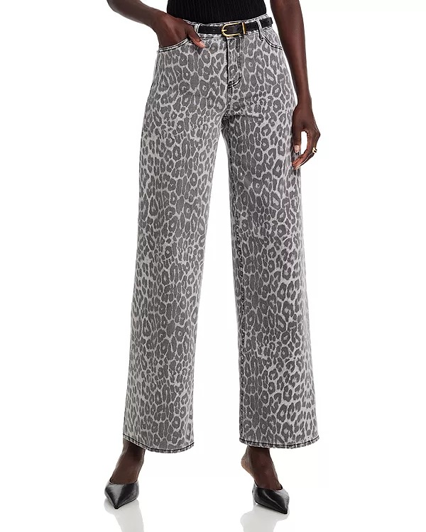 

Джинсы Joan с леопардовым принтом, натуральный многоцветный оттенок Kobi Halperin, серый