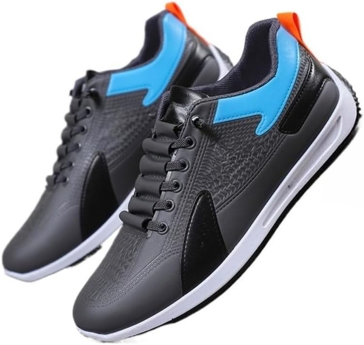 

Мужские модные кроссовки Faithgee, обувь без шнурков, повседневные удобные лоферы с противоскользящей подошвой, легкие белые беговые кроссовки с поддержкой свода стопы