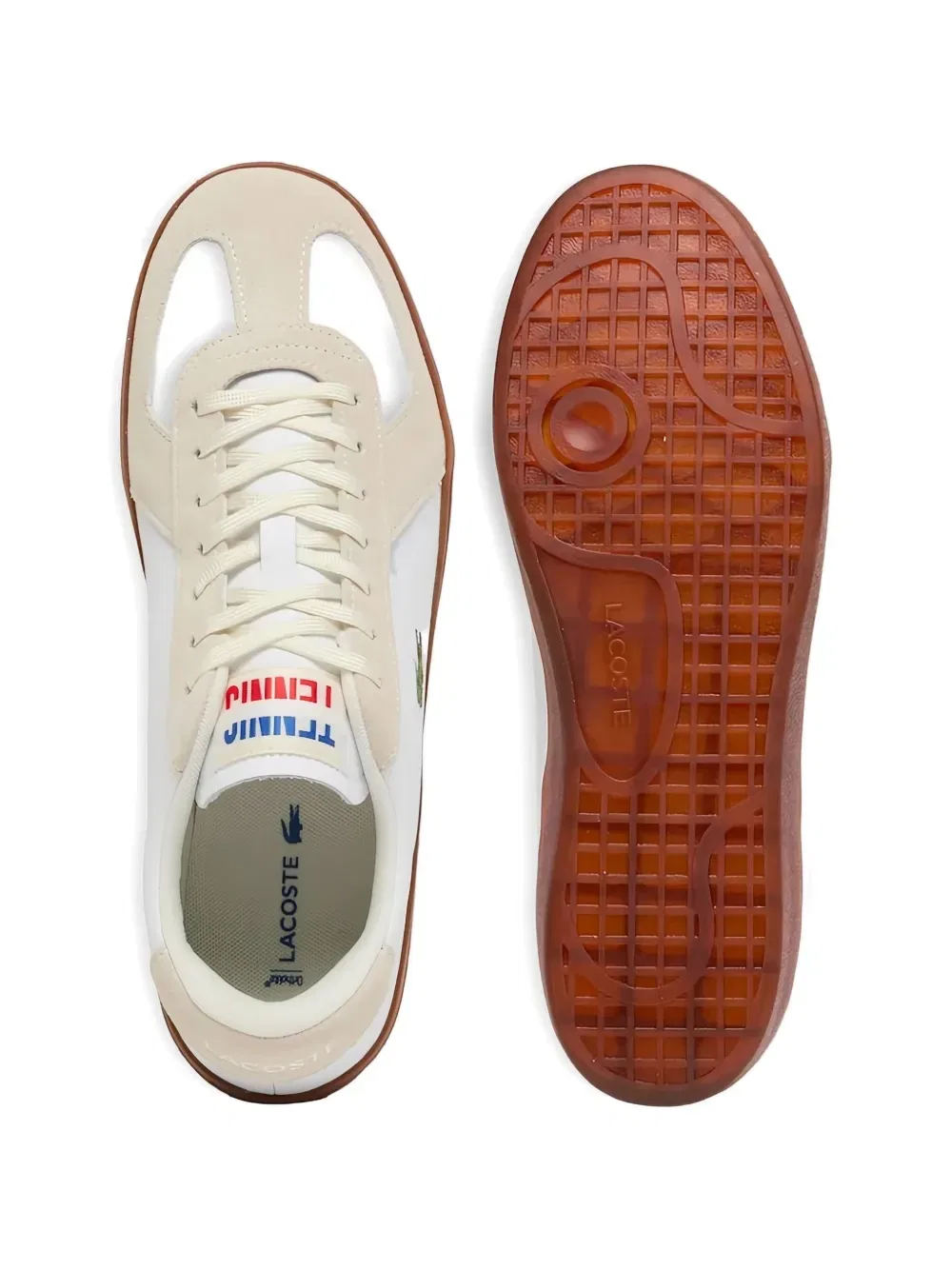 Кроссовки Baseshot Pro Lacoste, белый — фото 4