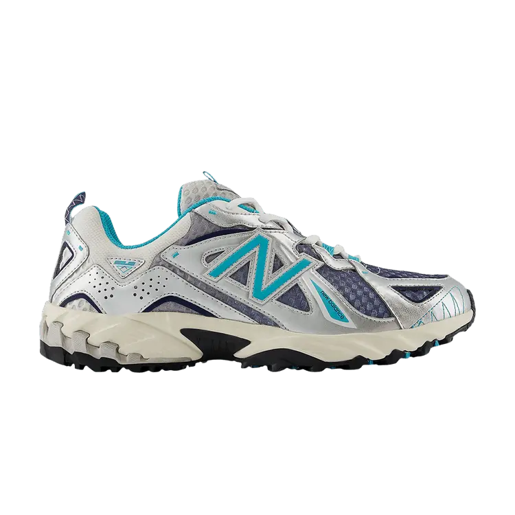 

Кроссовки New Balance 610 Silver Metallic Virtual Blue, серебряный