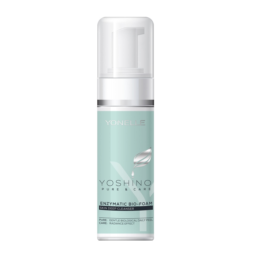 

Глубоко очищающая пенка для лица yoshino pure&care enzymatic bio-foam Yonelle, 160 мл