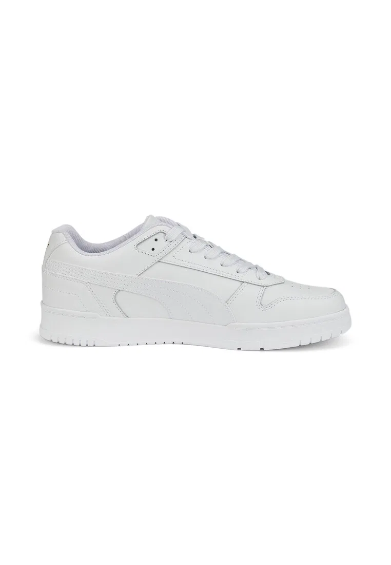 Кроссовки низкие, игровые, RBD Game Low Puma, белый/золотой