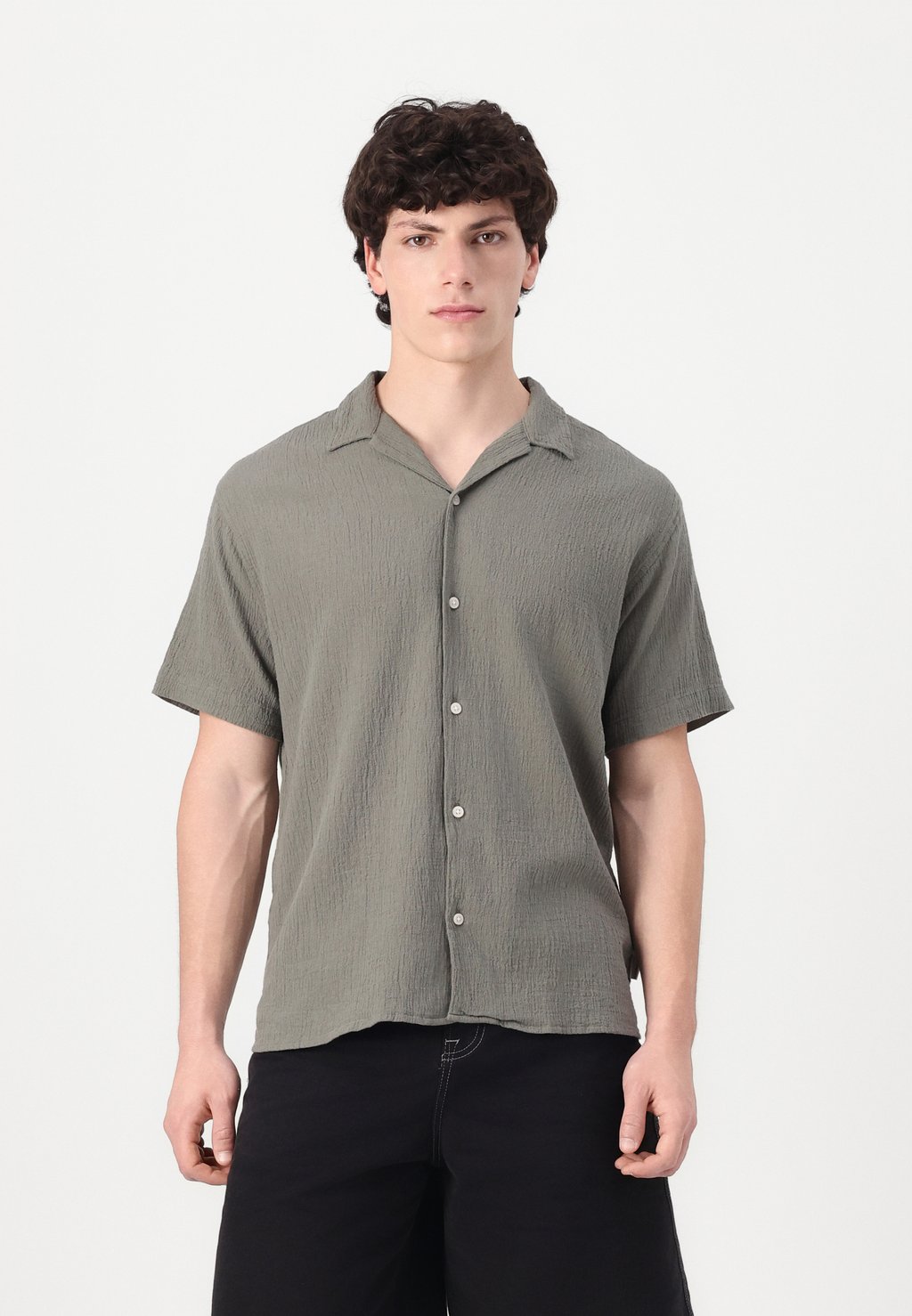 

Рубашка JORLUKE CRINKLE RESORT SHIRT Jack & Jones, серый