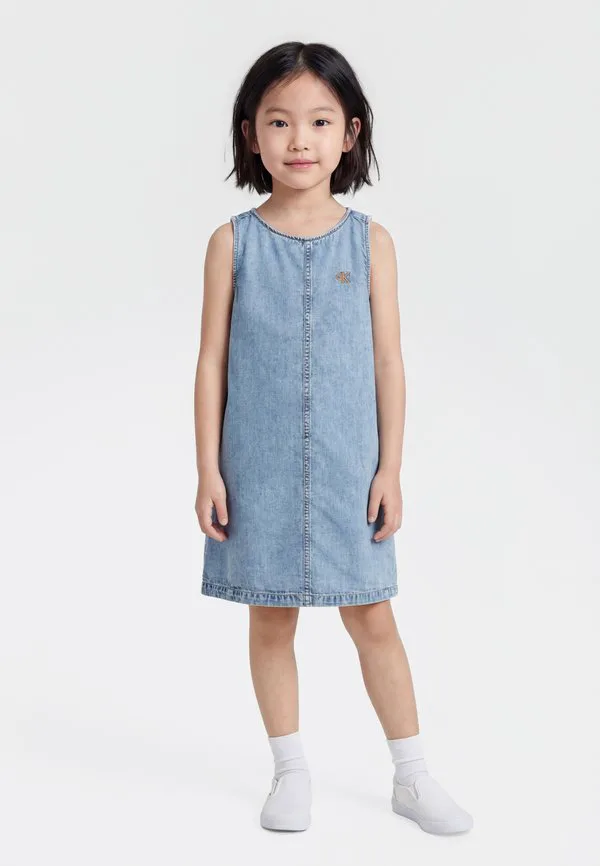 Джинсовое платье без рукавов Calvin Klein Jeans, Blue Denim