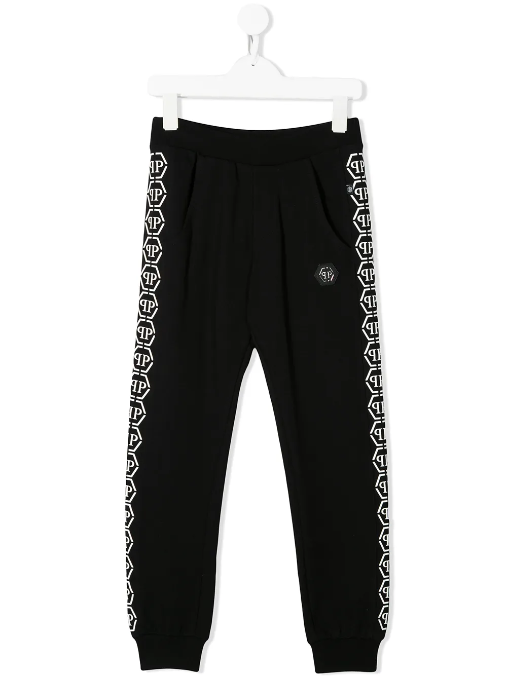 

Спортивные брюки с логотипом Philipp Plein Junior, черный