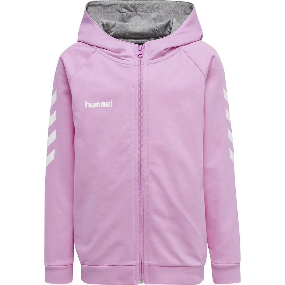 

Толстовка Hummel Go Kids Cotton full zip, розовый
