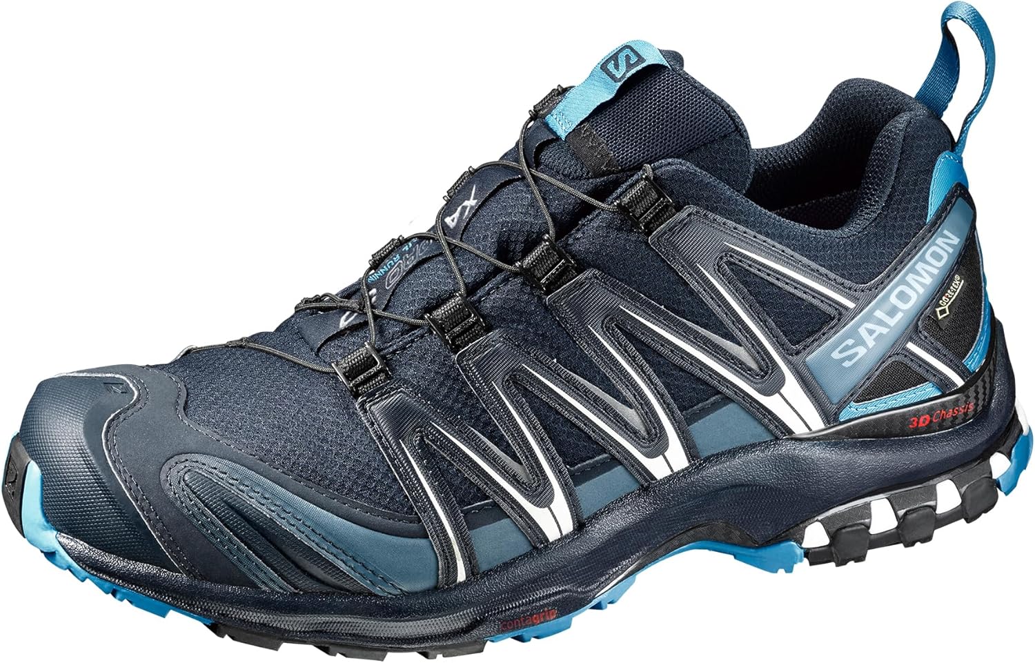 

Мужские кроссовки для трейлраннинга Salomon XA PRO 3D Gore-Tex водонепроницаемые, голубой