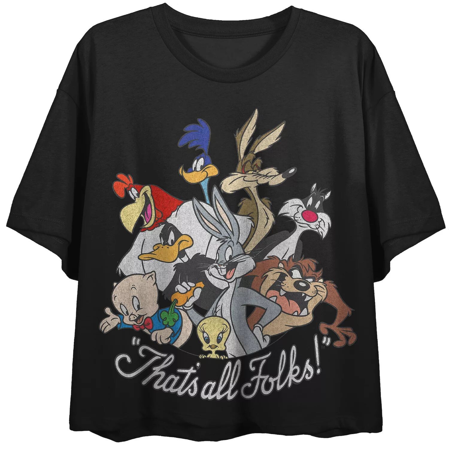 Укороченная футболка с рисунком Looney Tunes для детей Licensed Character — фото 2
