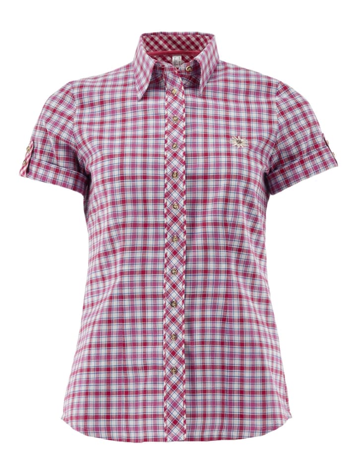 

Традиционная блузка Qilari темно-красного цвета OS-Trachten