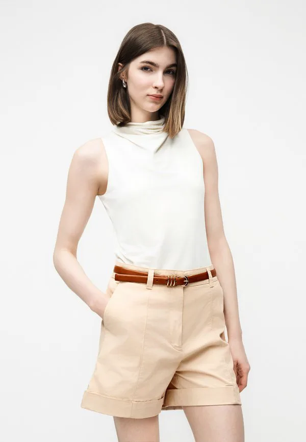 Шорты танессы Boss, Open Beige — фото 4