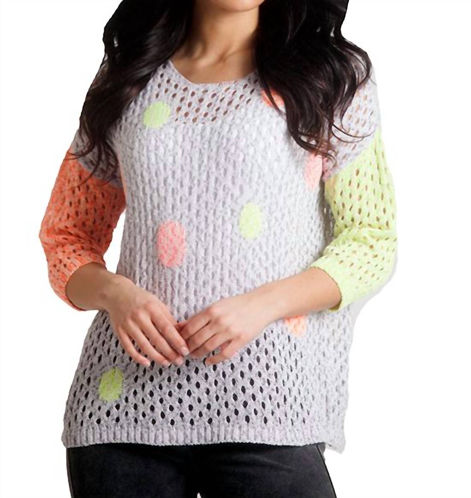 

Вязаный топ Bubbles в цвете Slate Multi french kyss