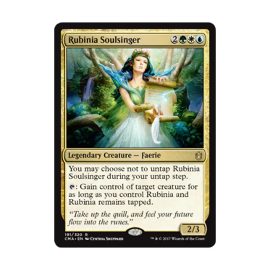 

CCG Рубиния Певица душ ( клавиша R), MTG - Commander Anthology