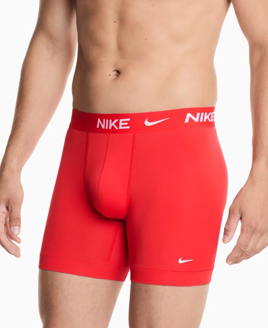 Мужские мини-боксеры Essential, комплект из 3 штук Nike, красный — фото 3