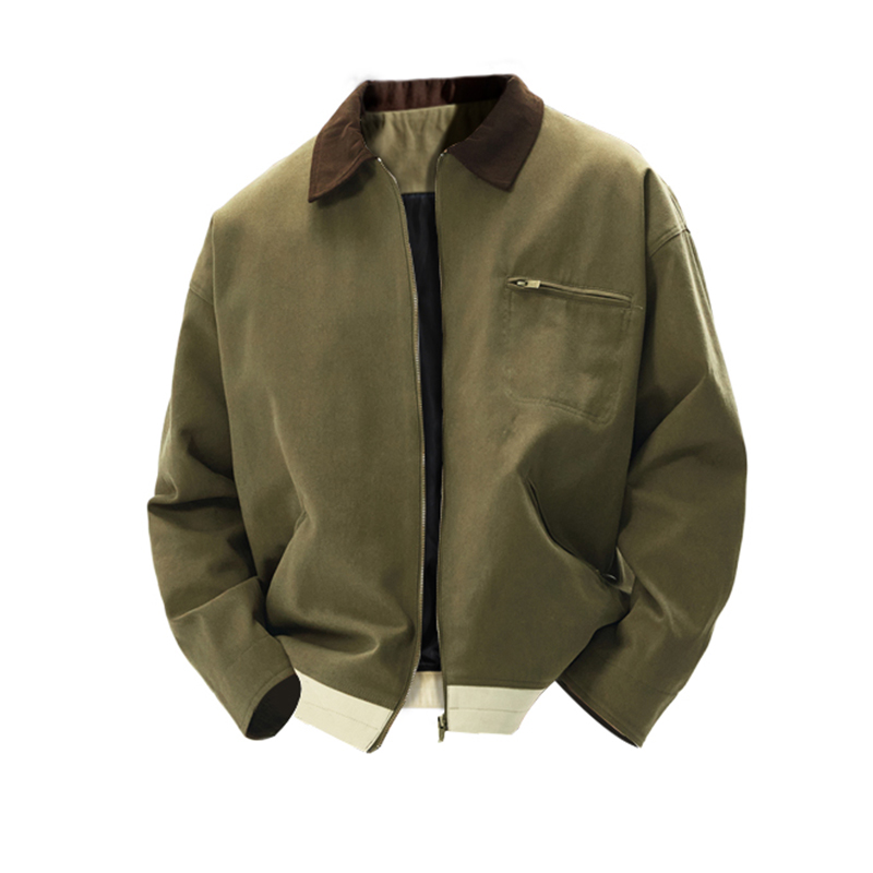 

Куртка Unisex Lapel Moderate VanCamel, olive