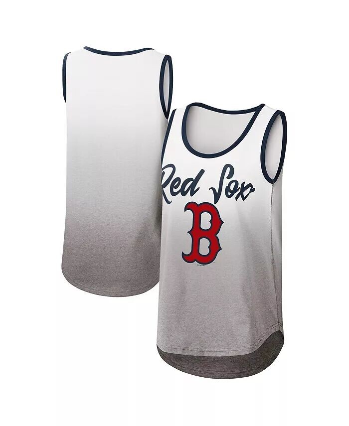 

Женская белая майка Boston Red Sox с логотипом вернисажа G-Iii 4Her By Carl Banks