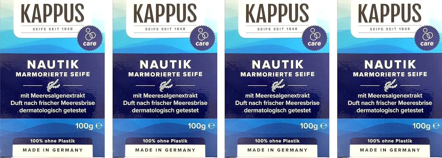 Мыло Kappus Nautical, 4 x 100 г Generisch