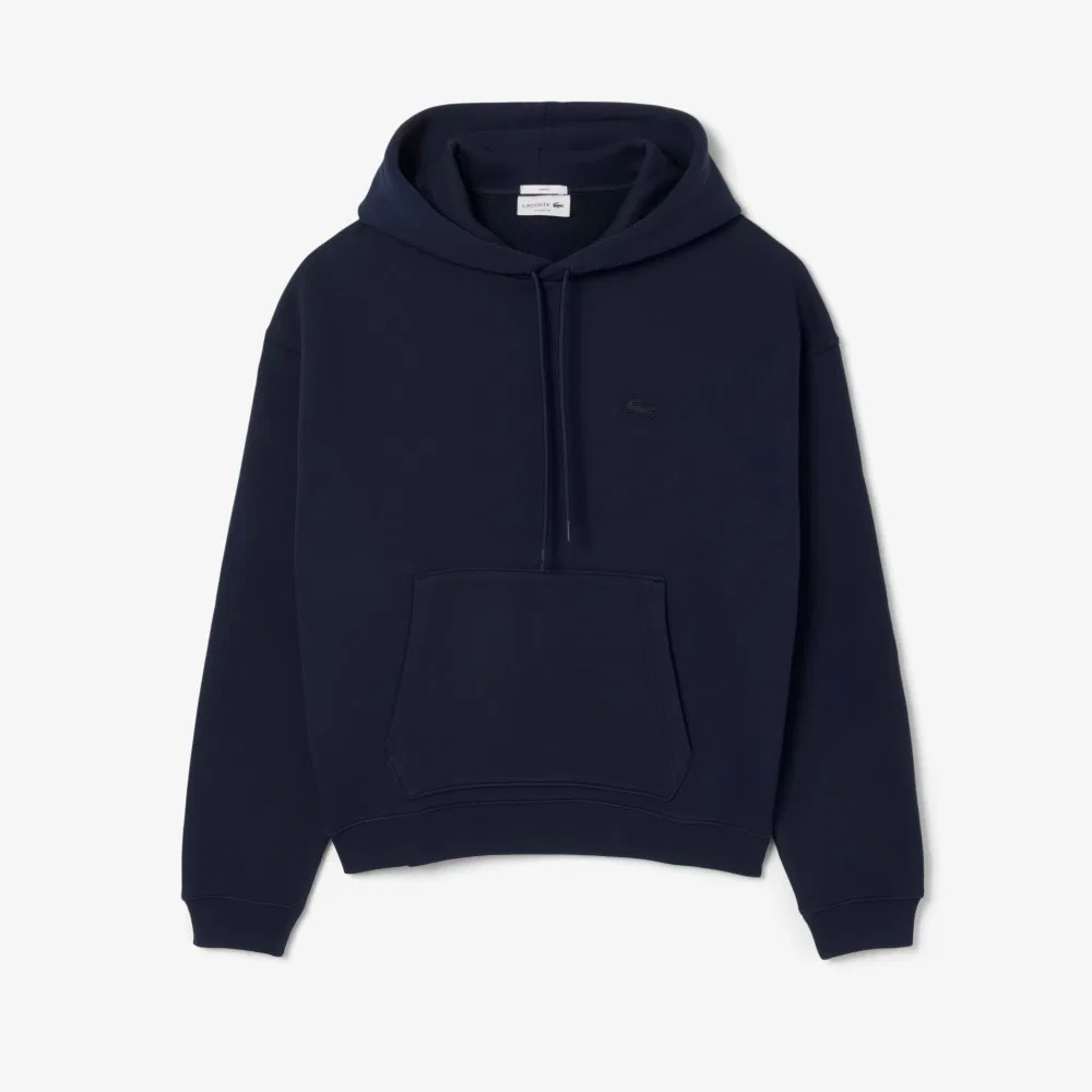 Мужское худи свободного кроя SH7741-55N тёмно-синее от Lacoste