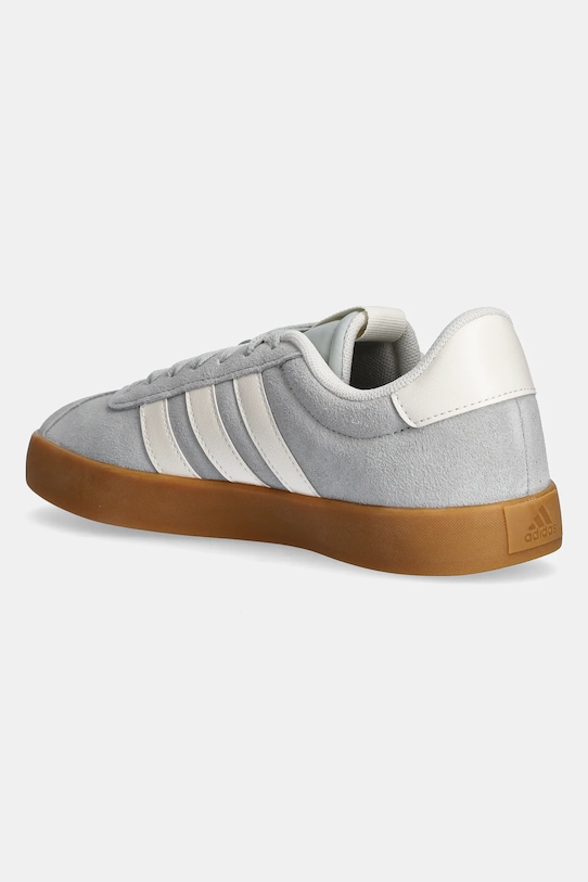 Замшевые кроссовки VL Court 3.0 Adidas, синий — фото 3