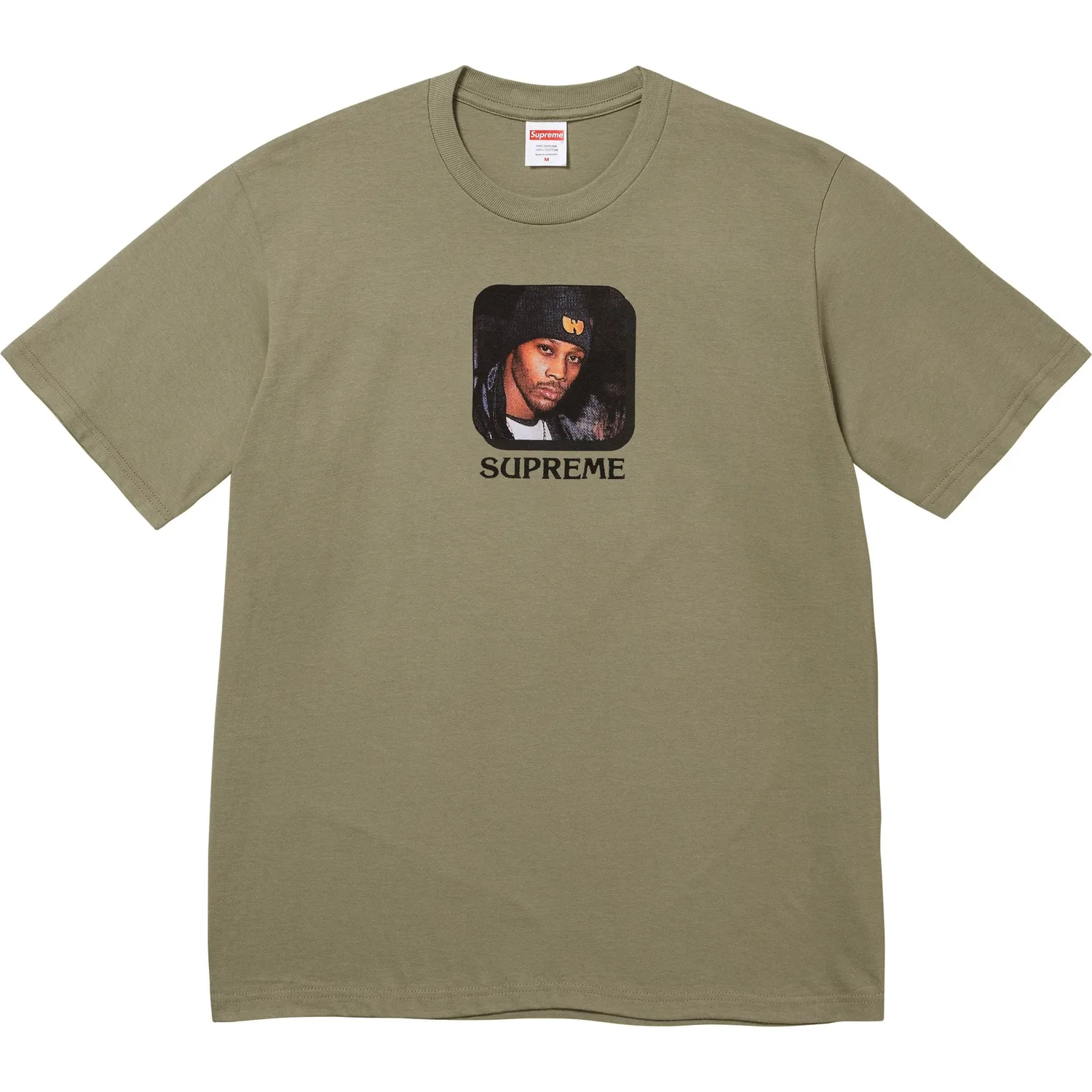 Футболка с принтом Wu-Tang Clan Rza Supreme, Light Olive/Light Olive