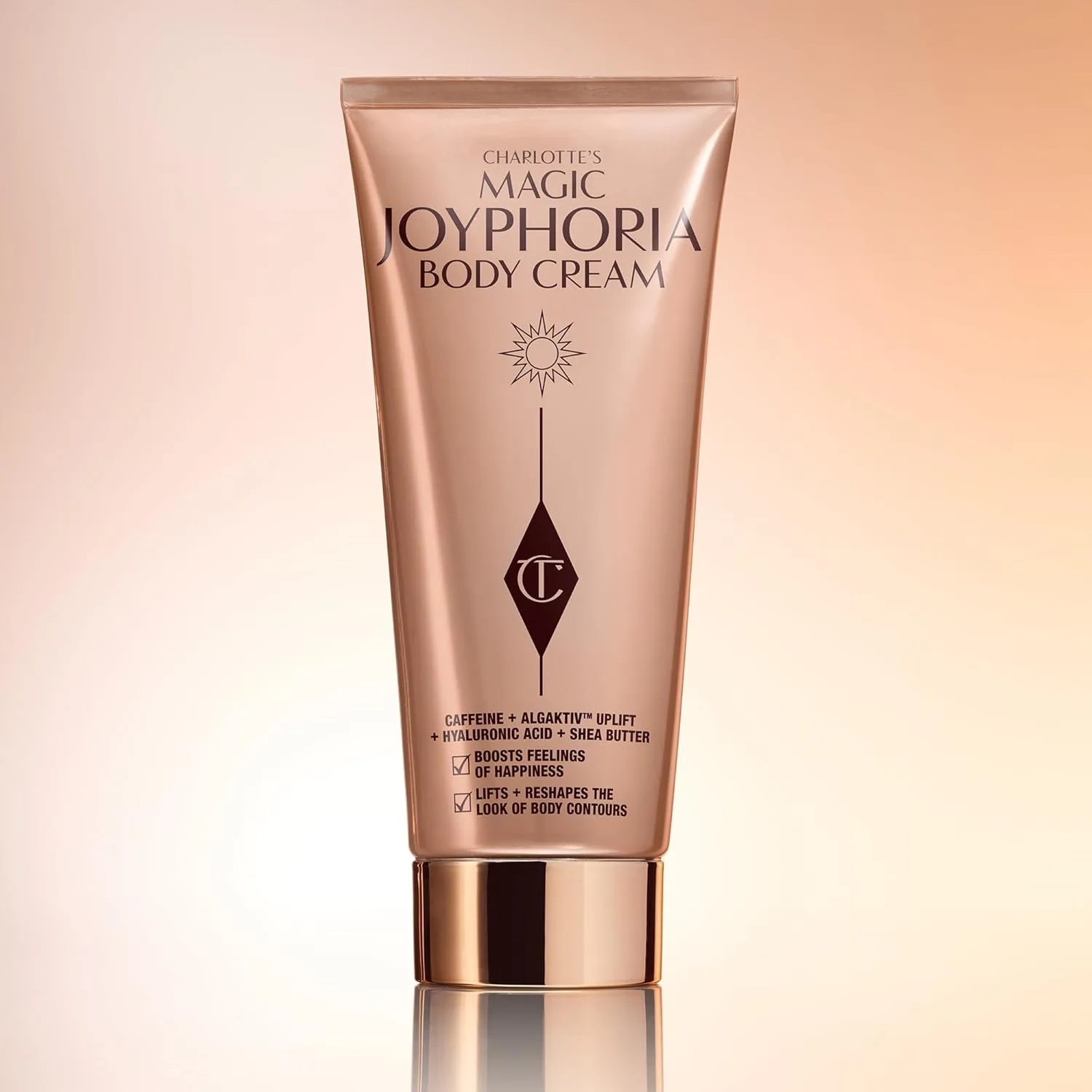 Увлажняющий и подтягивающий лосьон для тела Charlotte Tilbury Magic Joyphoria с теплым цветочным и ванильным ароматом - помогает уменьшить проявления целлюлита (200 мл) — фото 3