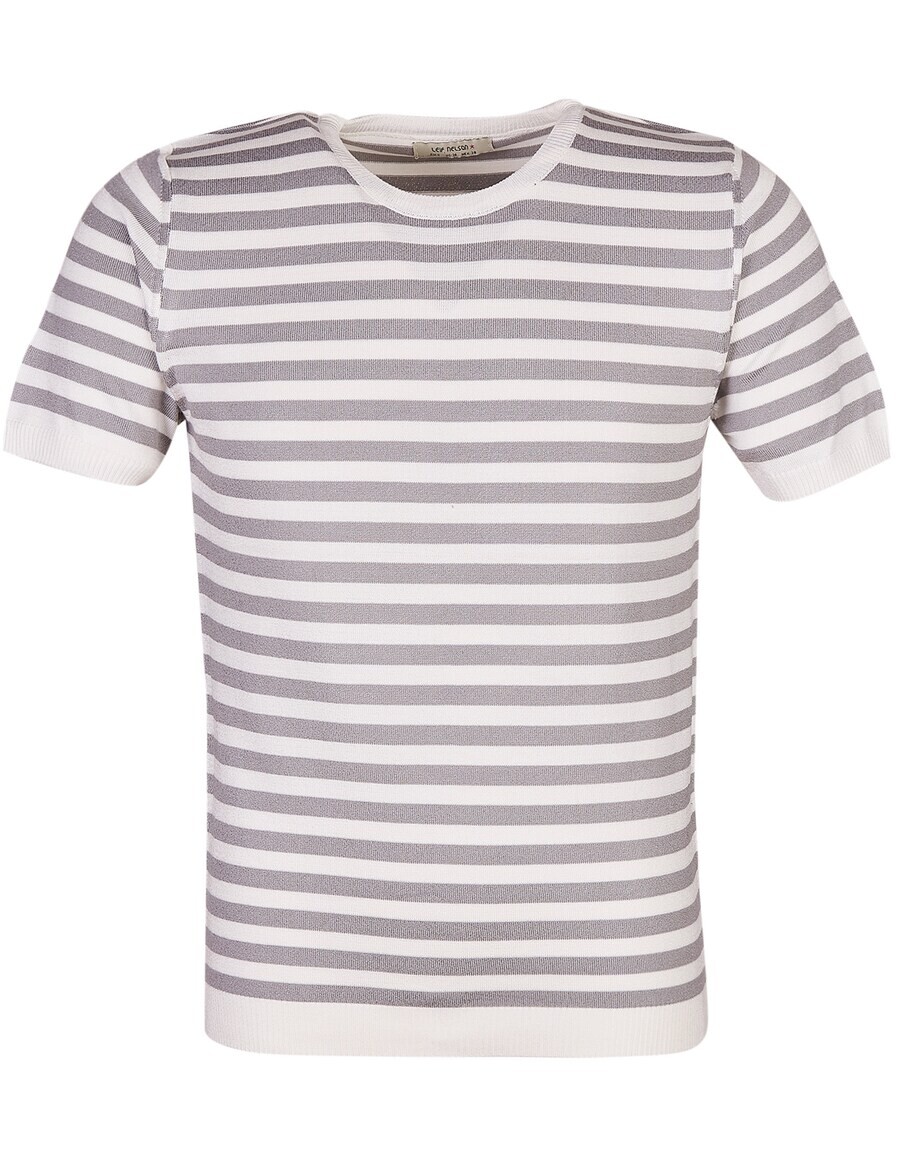 

Классическая футболка Leif Nelson Shirt, цвет light grey/white