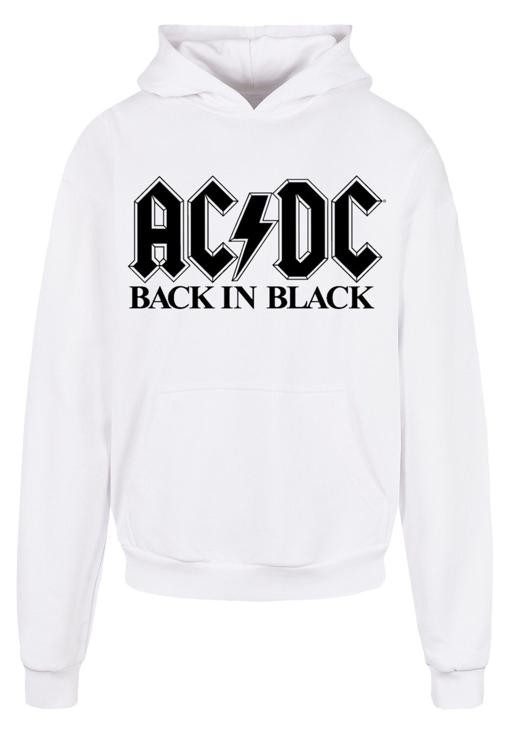 

Пуловер F4NT4STIC Ultra Heavy Hoodie ACDC Back, белый