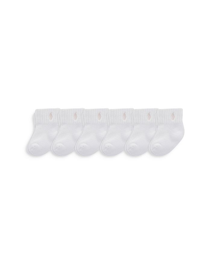

Носки Polo Girls' Classic, упаковка из 6 шт Ralph Lauren, белый