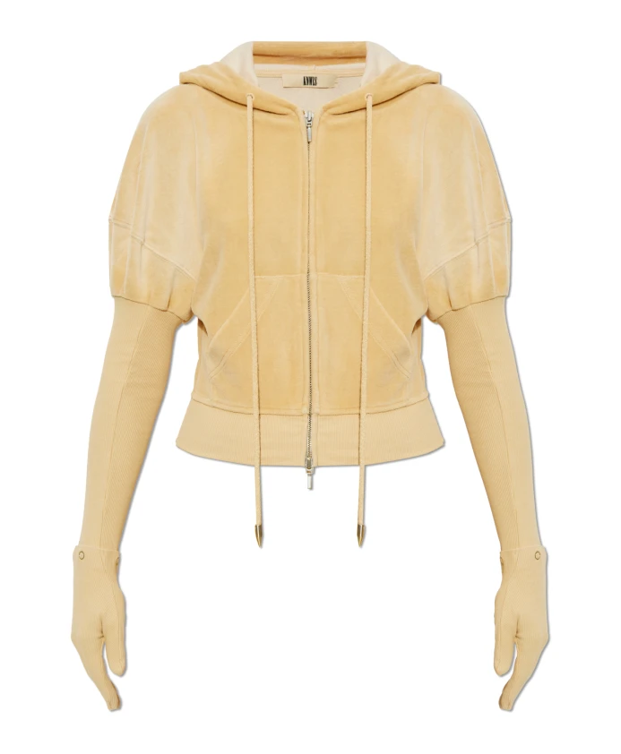 

Велюровая толстовка Париж Knwls, желтый